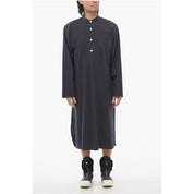 Birkenstock TEKLA Cotton Poplin Maxi Shirt with Side Men's Splits