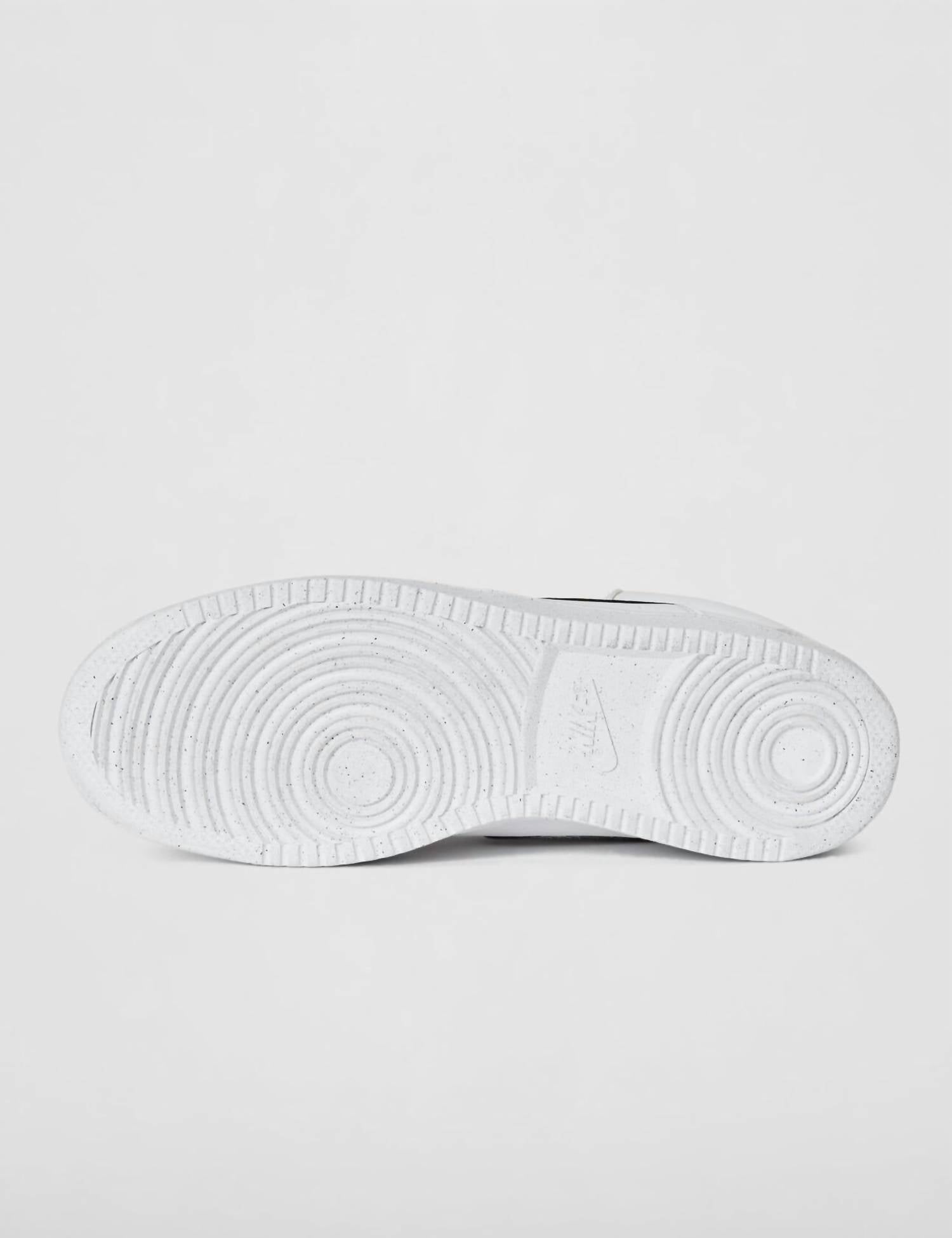 Men's Court Vision Mid Next Nature Shoes In White/black