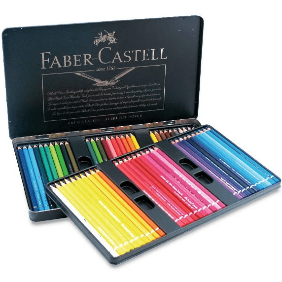60 Faber-Castell Albrecht Durer Water Colour Pencils Tin Set Watercolour
