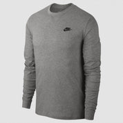 Men's Sportswear Long Sleeve Tee In Dark Grey Heather/black