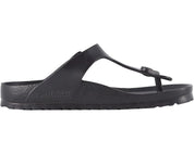 Women's Birkenstock Gizeh 0128201 Black Waterproof Slip-On Slide VER987