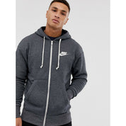 Men's Nike Heritage Full Zip Hoodie Grey/White 928431-010