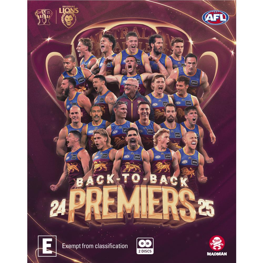 AFL Brisbane Lions Back-To-Back Premiers 2024 & 2025