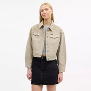 Coach Outlet Garment Dyed Denim Jacket
