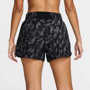 Women's Nike One Dri-Fit Shorts Black Printed Lined High-Waist Performance APP1438