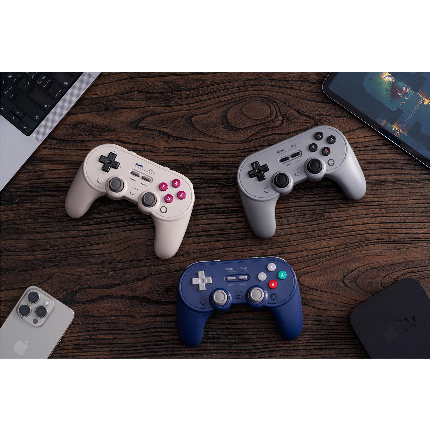 8BitDo Pro 3 Bluetooth Gamepad (Purple Edition)