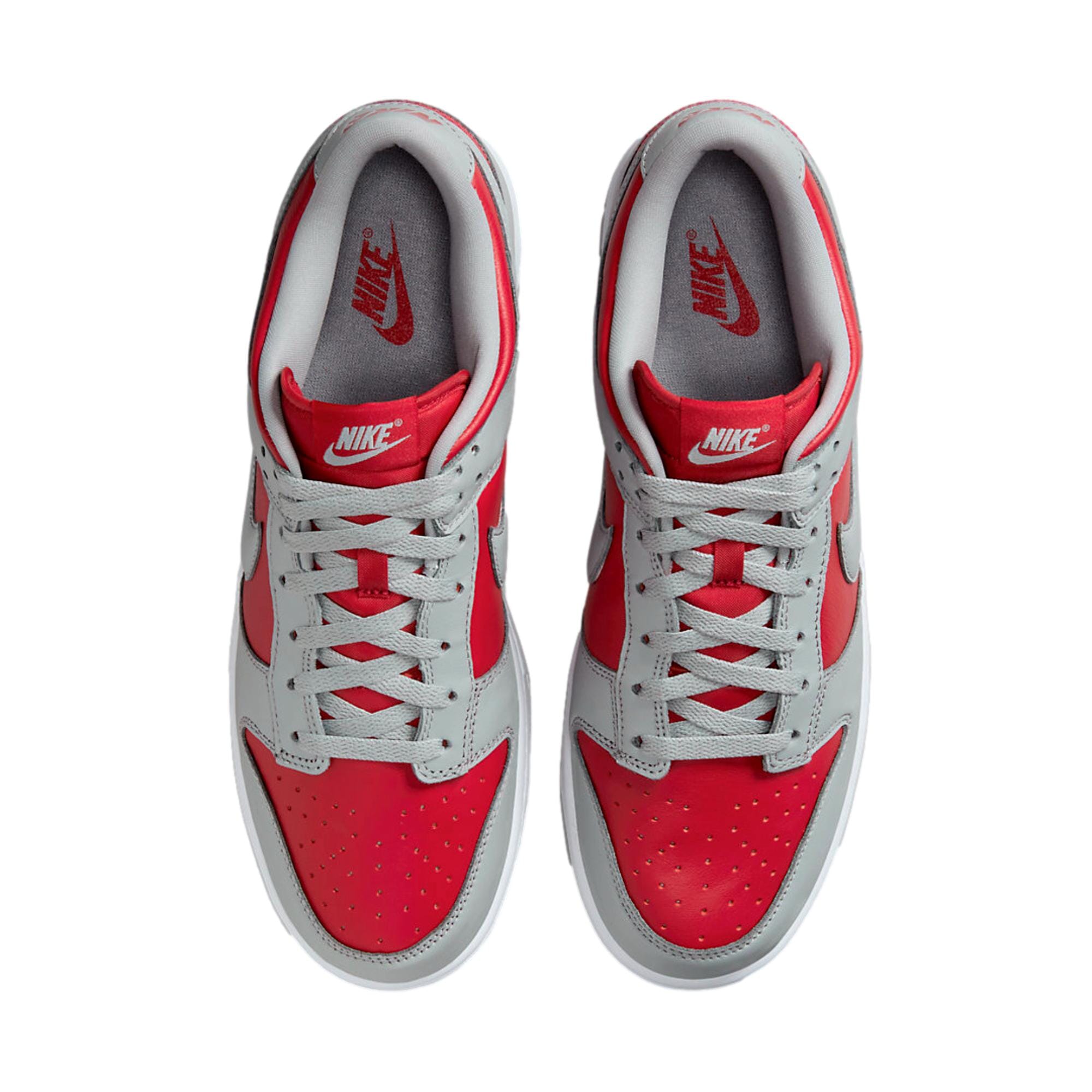Men's Nike Dunk Low QS Varsity Red / Silver - White FQ6965-600