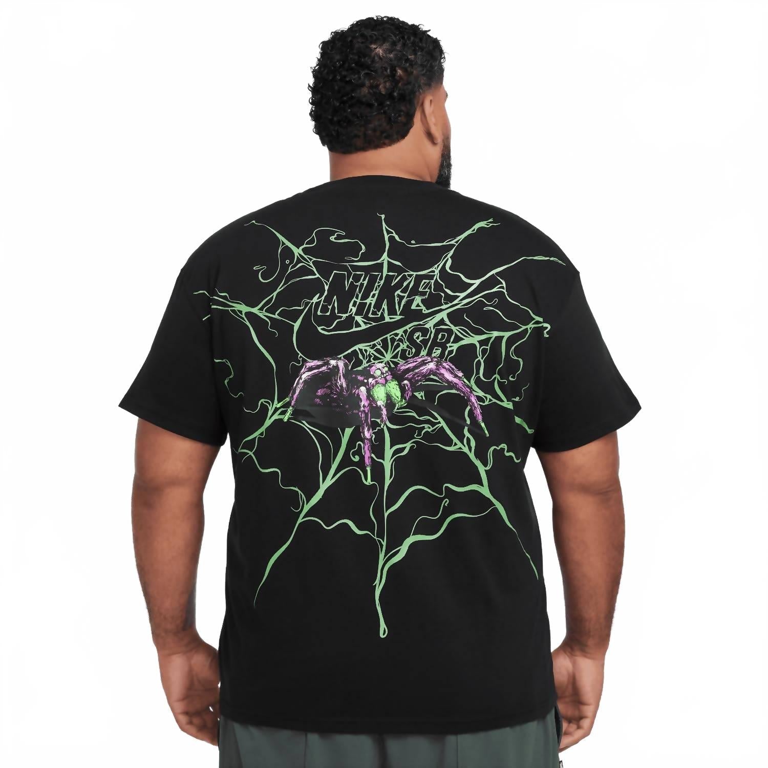 Sb Spider Crewneck T-Shirt In Black