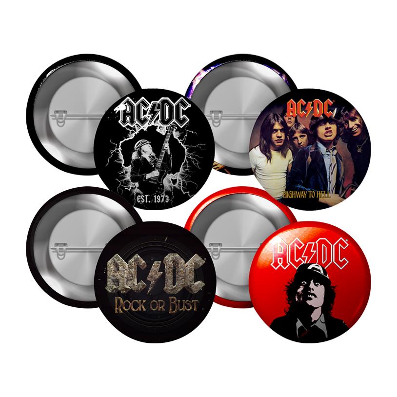 AC/DC - 4 Badge Pack
