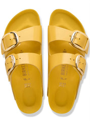 Women's Arizona Big Buckle Sandals In High-Shine Ochre