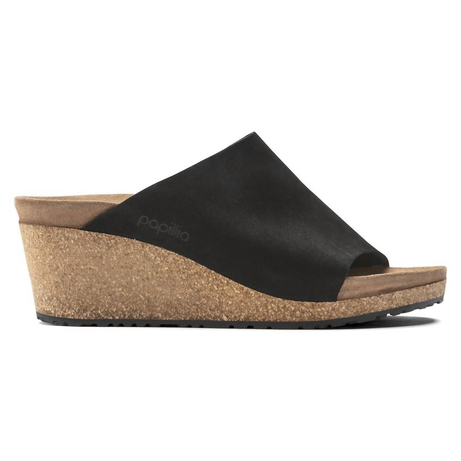 Women's Namica Wedge Sandal In Black Suede