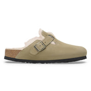 Women's Boston Vl Shearling Clogs In Taupe