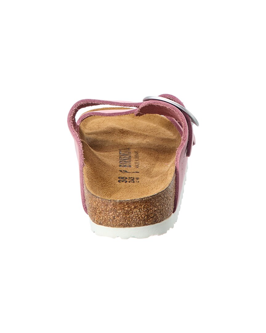 Birkenstock Women's Narrow Arizona Soft Footbed Nubuck Leather Sandal
