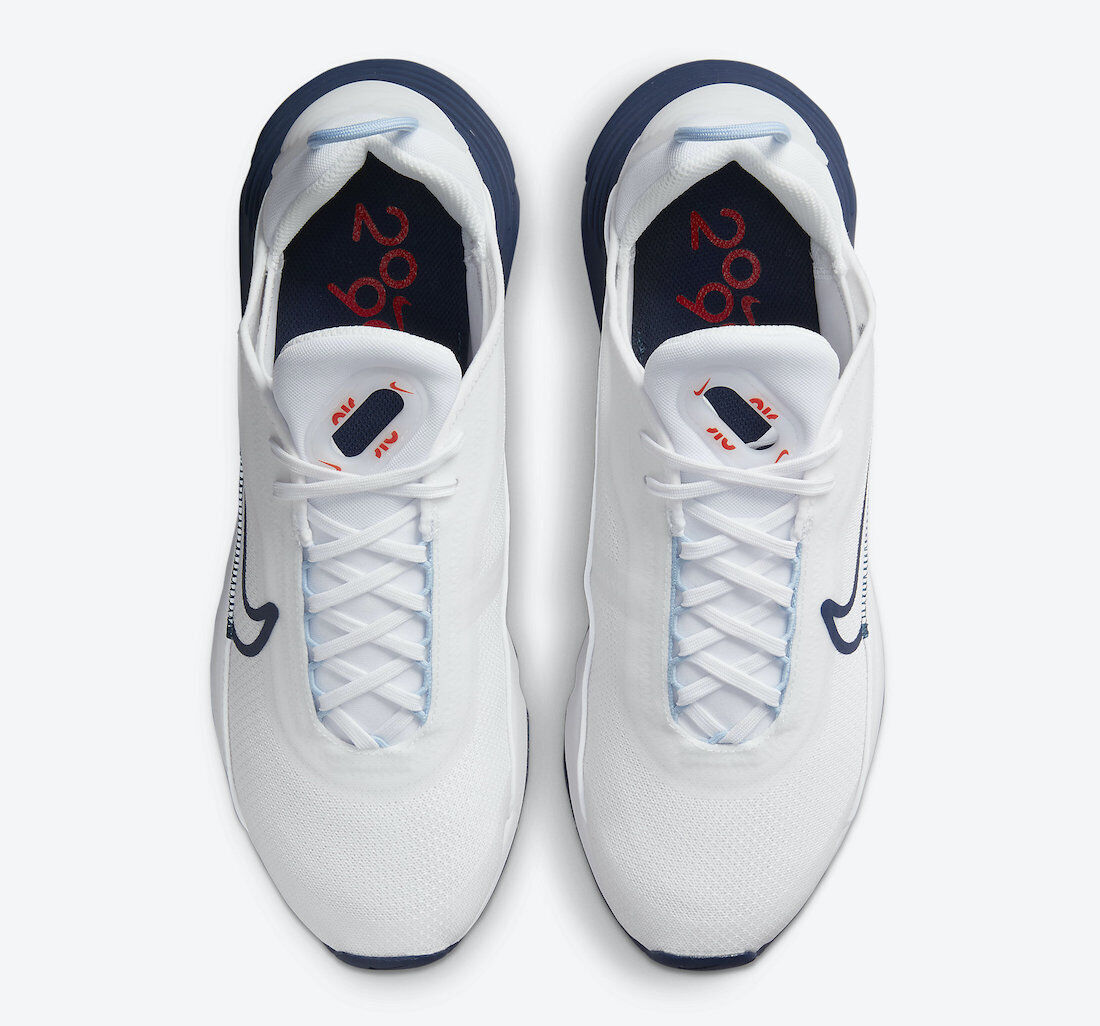 Men's Nike Air Max 2090 DM2823-100 Sneakers White Blue Low Top Running Shoes