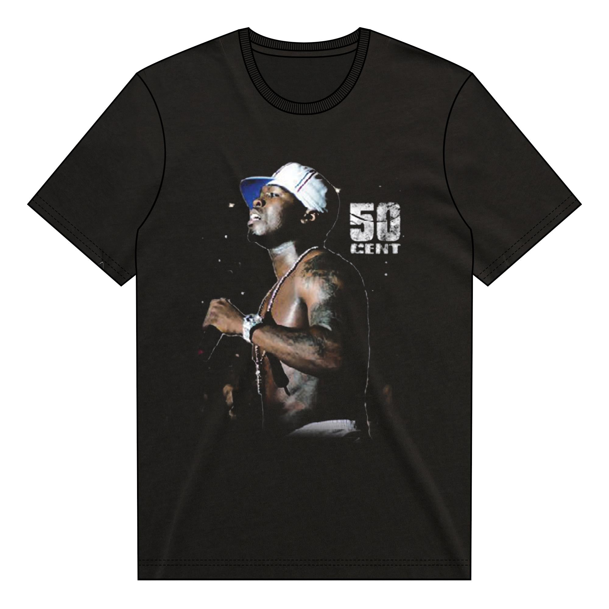 50 Cent - Black T-Shirt (Medium)