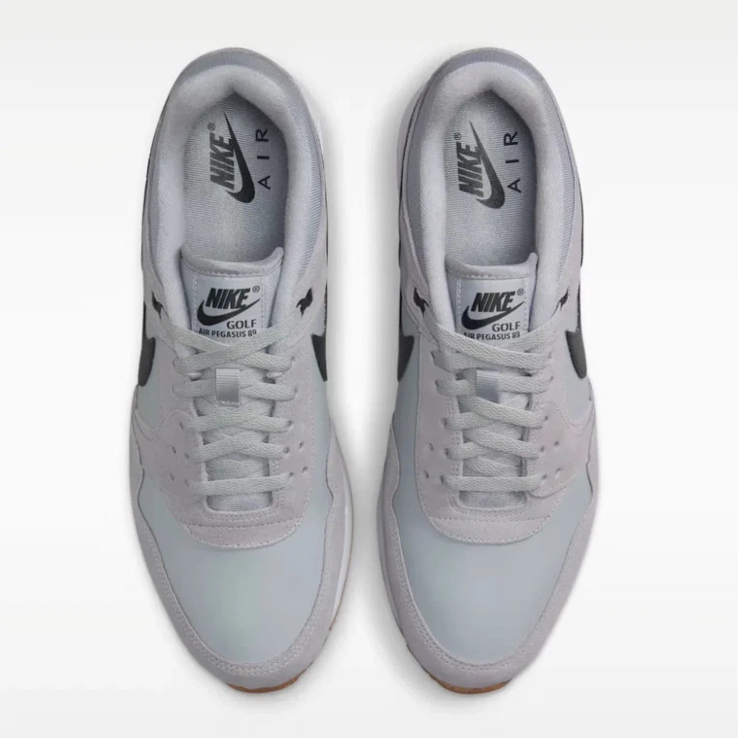 Nike Air Pegas89 FJ2245-005 Sneaker Wolf Gray Lace-Up Golf Shoes LIQ347