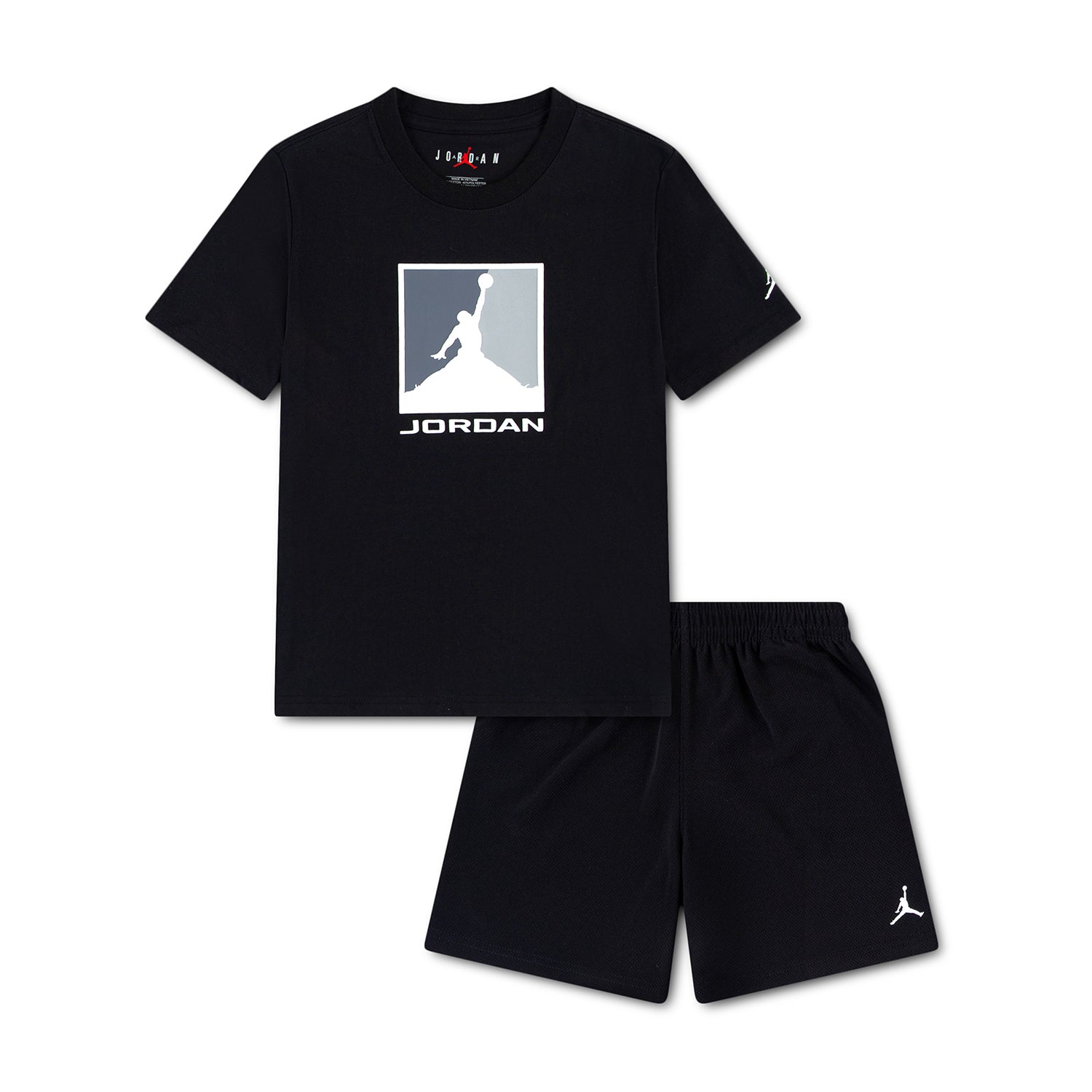 Block Logo Mesh Short Set - Kids