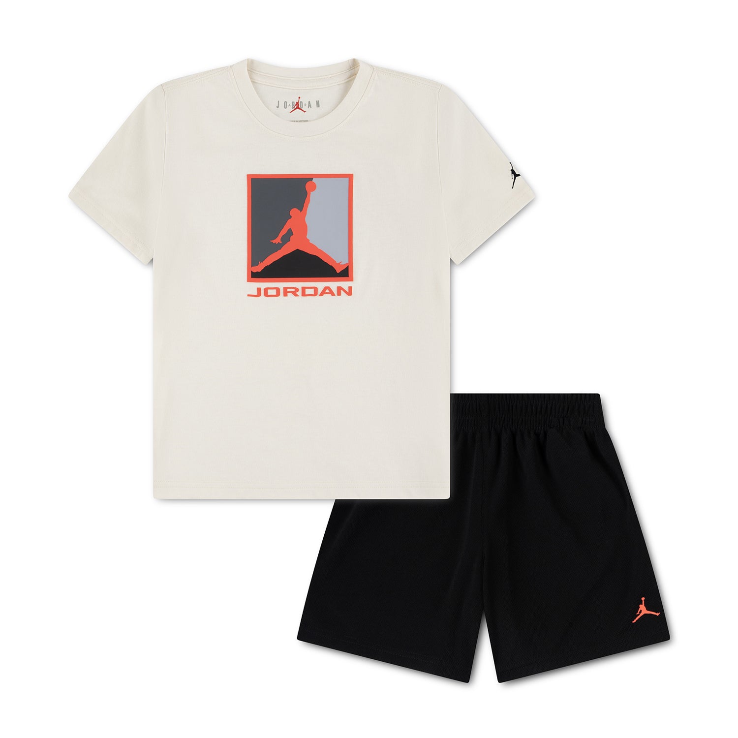 Block Logo Mesh Short Set - Kids