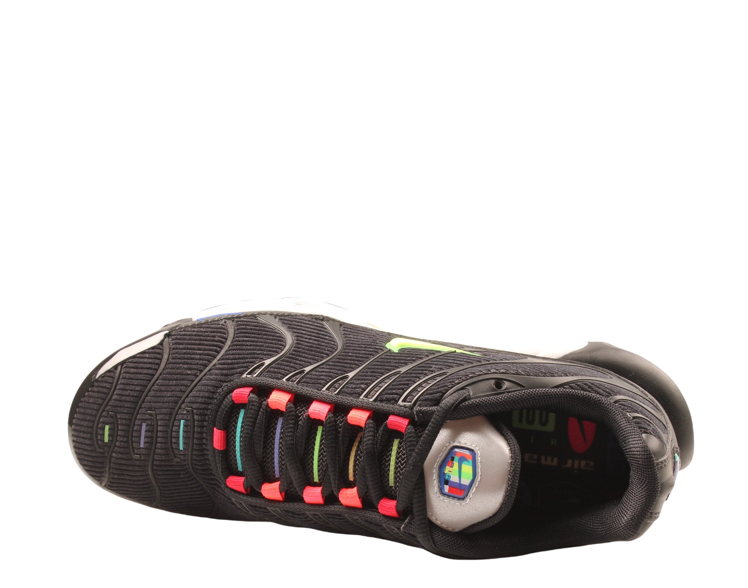 Men's Nike Air Max Plus SE Black/Lemon-Venom-White Running Shoes DA5561-001