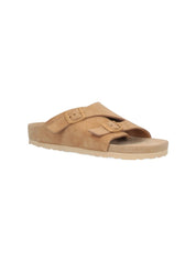 Zürich Sandals In Beige Suede