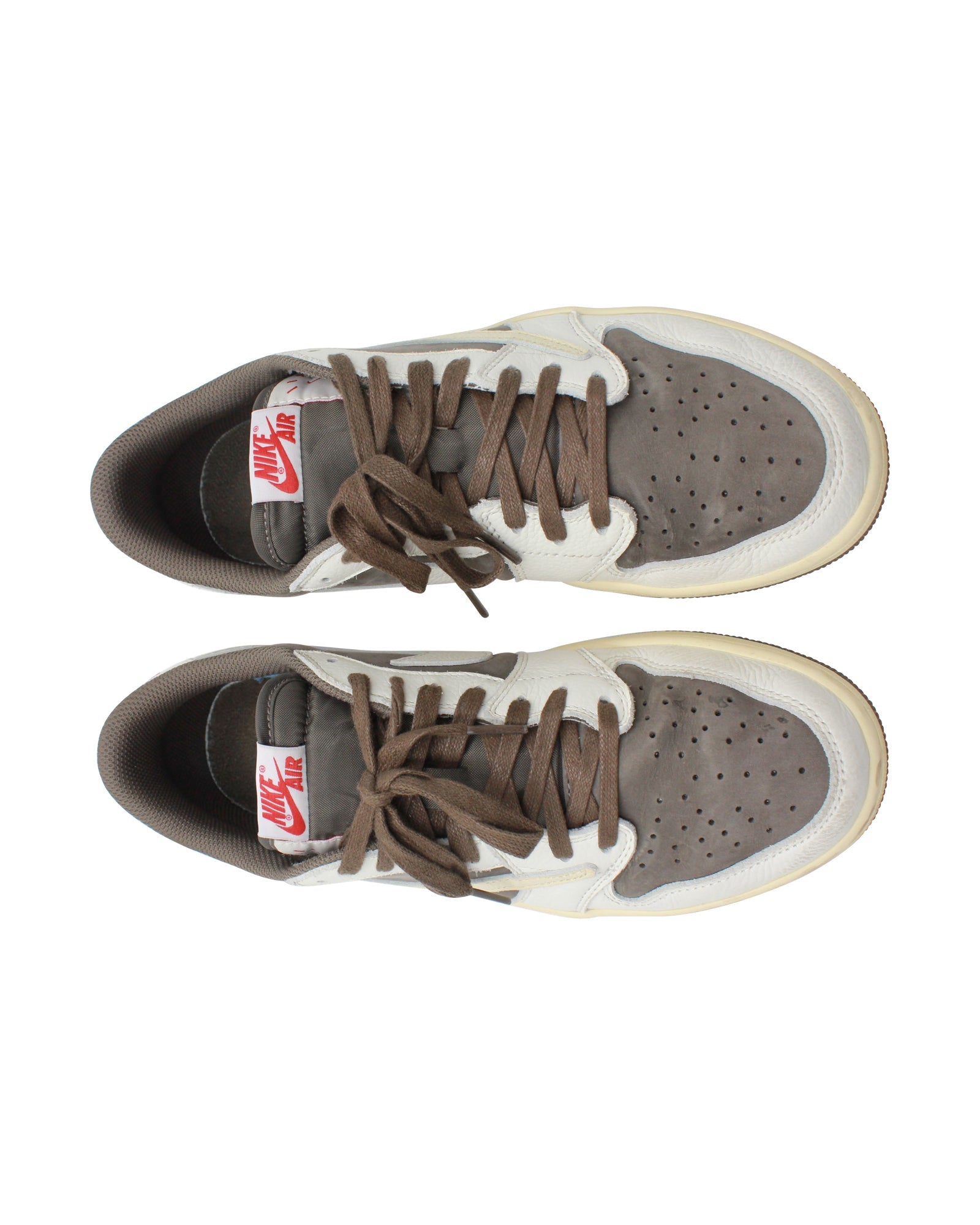 Nike Air Jordan x Travis Scott Air Jordan 1 Low OG Sneakers in in Reverse Mocha Suede