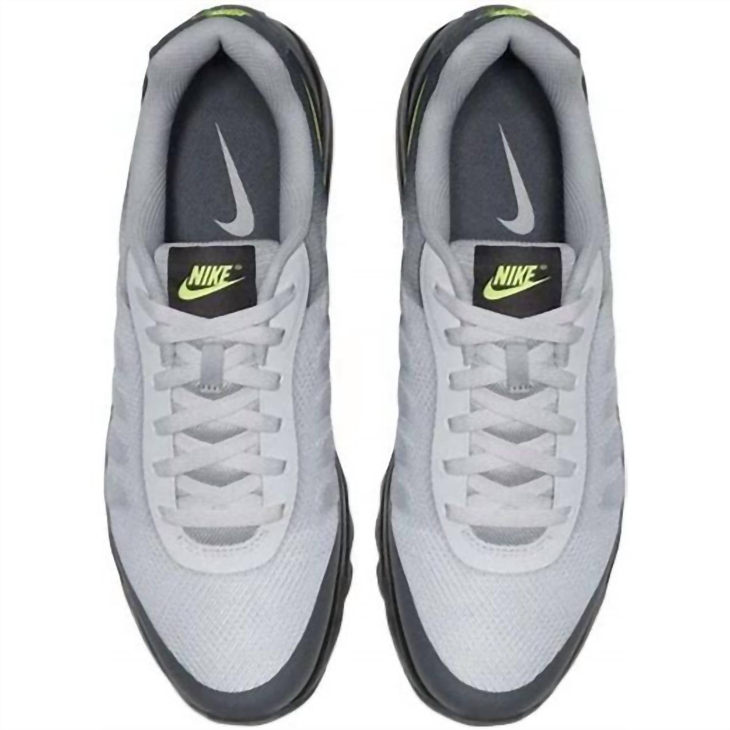 Men's Air Max Invigor Sneakers In Blk/gry/volt