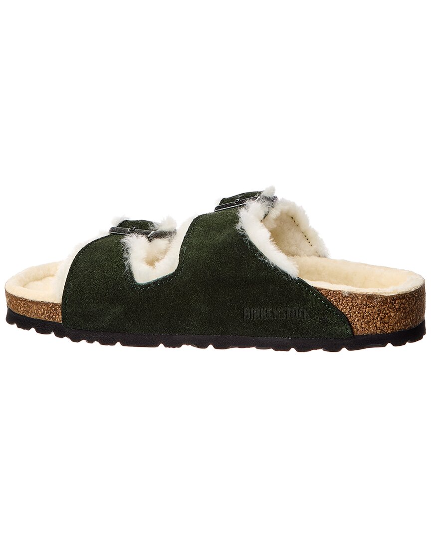 Birkenstock Arizona Shearling Suede Sandal