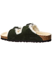 Birkenstock Arizona Shearling Suede Sandal