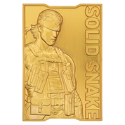 Fanattik Limited Edition Metal Gear Solid 2 24k Gold Plated Snake Ingot