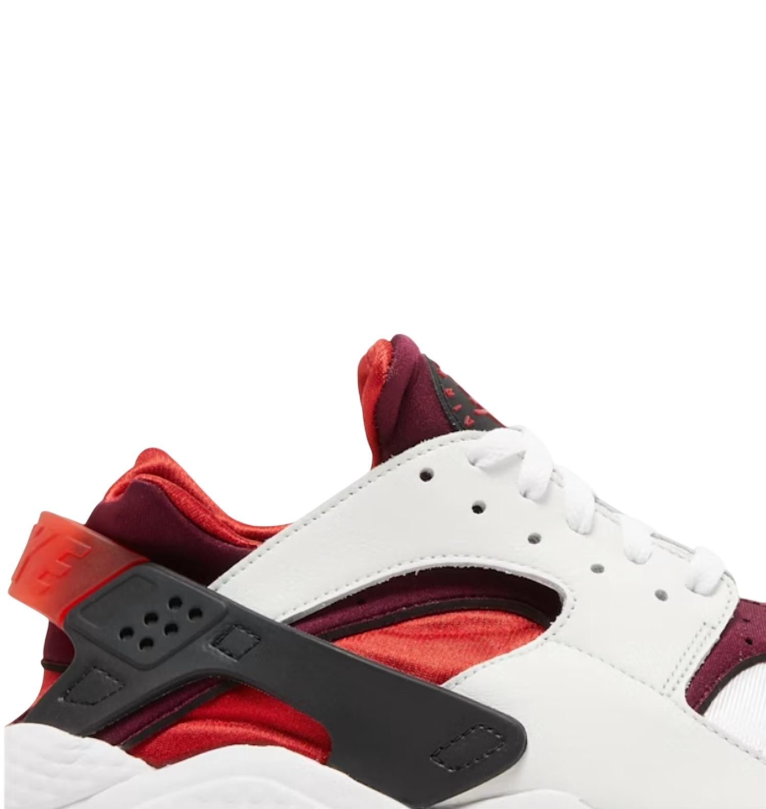 Men Air Huarache Sneakers In White/red Oxide