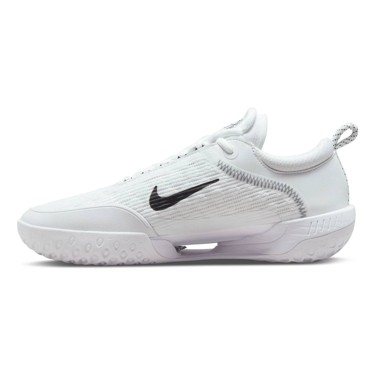 Men's Zoom Court Next Hard Court Tennis Shoes In White/black