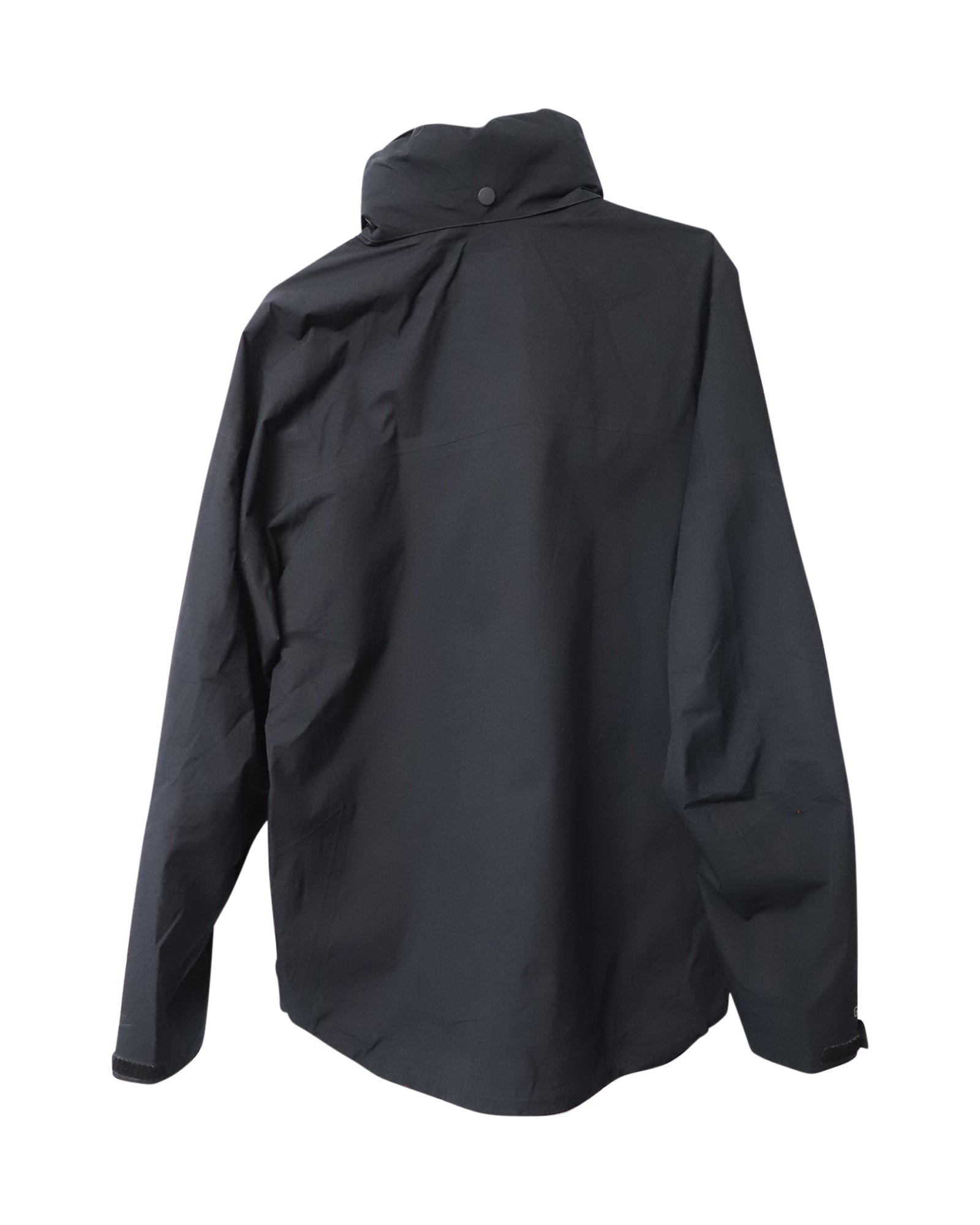 Nike High Neck Windbreaker in Black Polyester