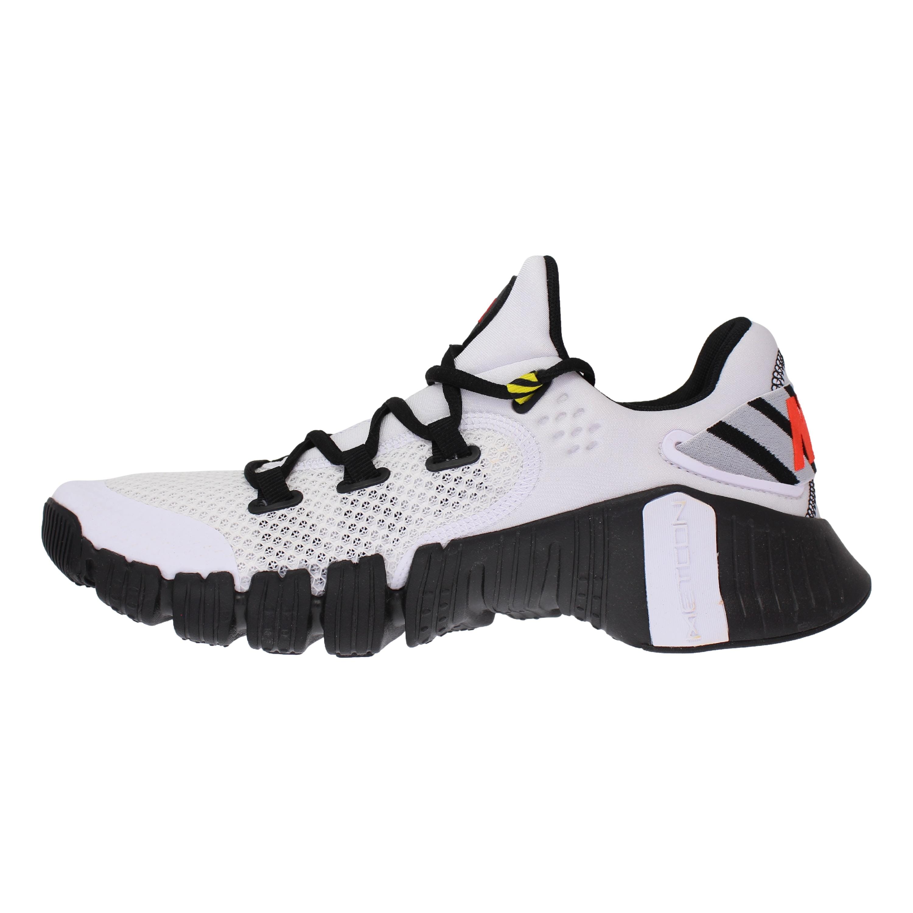 Nike Free Metcon 4 White/Opti Yellow-Black  DV6959-100 Men's