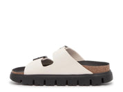 Papillio By Birkenstock Arizona Sandals Beige Platform Slide JZZ1202