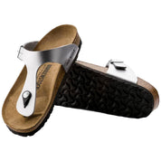 Women's Birkenstock Gizeh BS Silver 43851