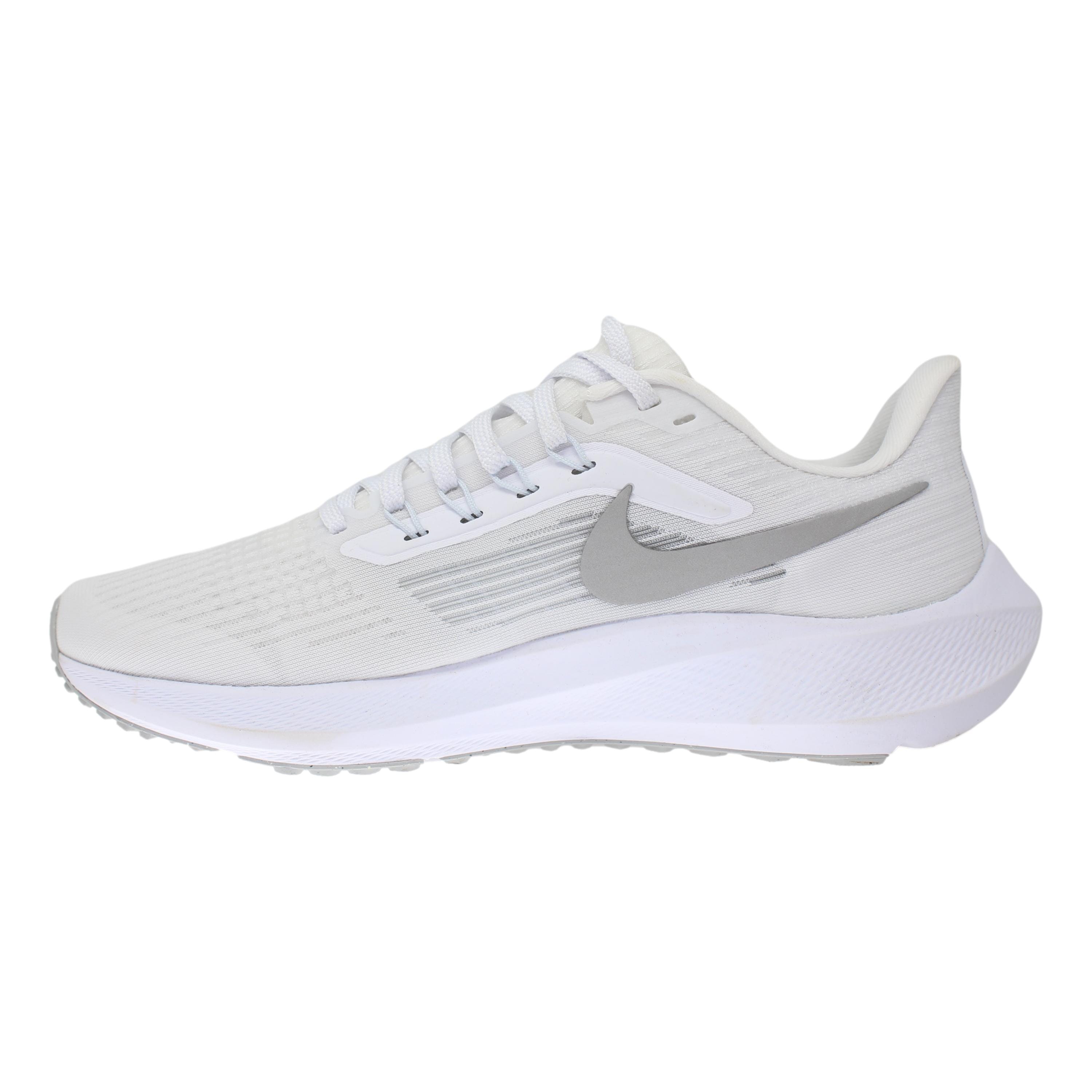 Nike Air Zoom Pegasus 39 White/Metallic Silver  DH4072-100 Women's