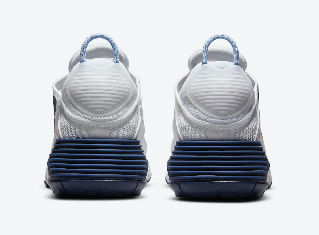 Men's Nike Air Max 2090 DM2823-100 Sneakers White Blue Low Top Running Shoes