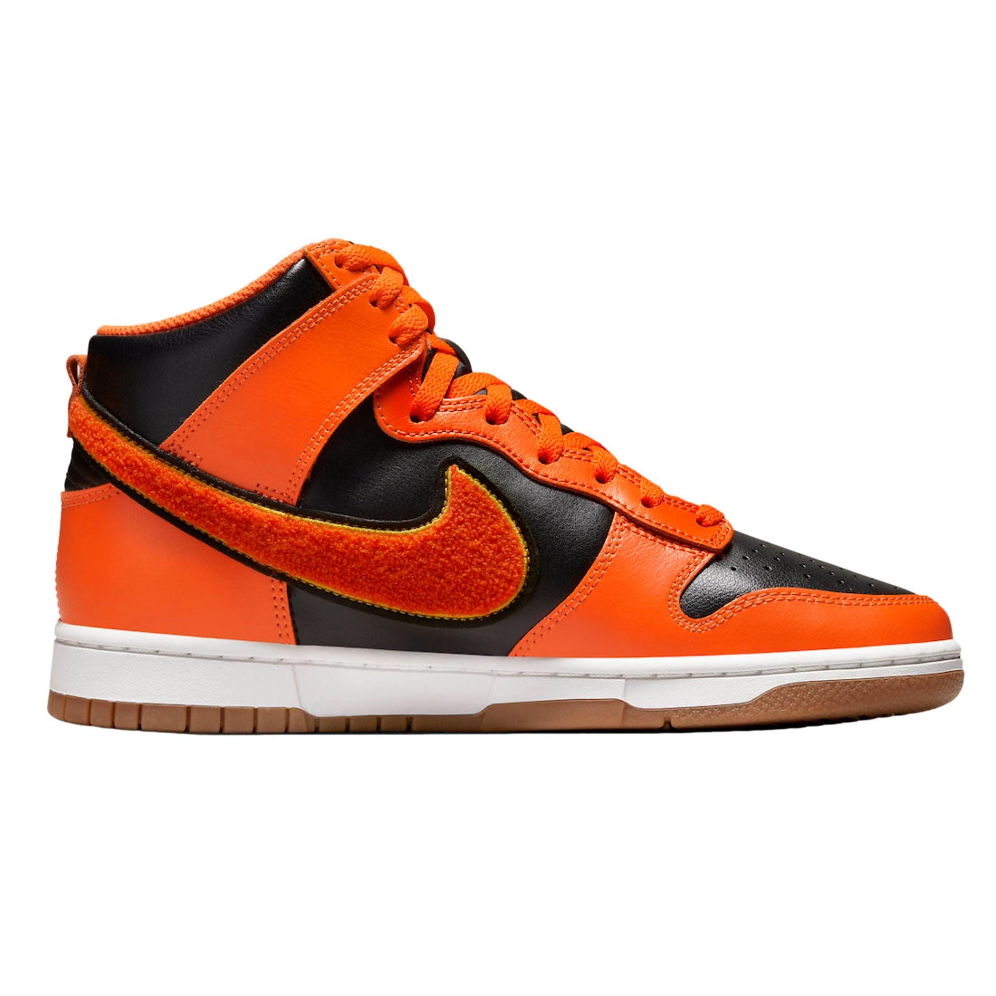 Men's Nike Dunk Hi Retro University Black / Safety Orange DR8805-002