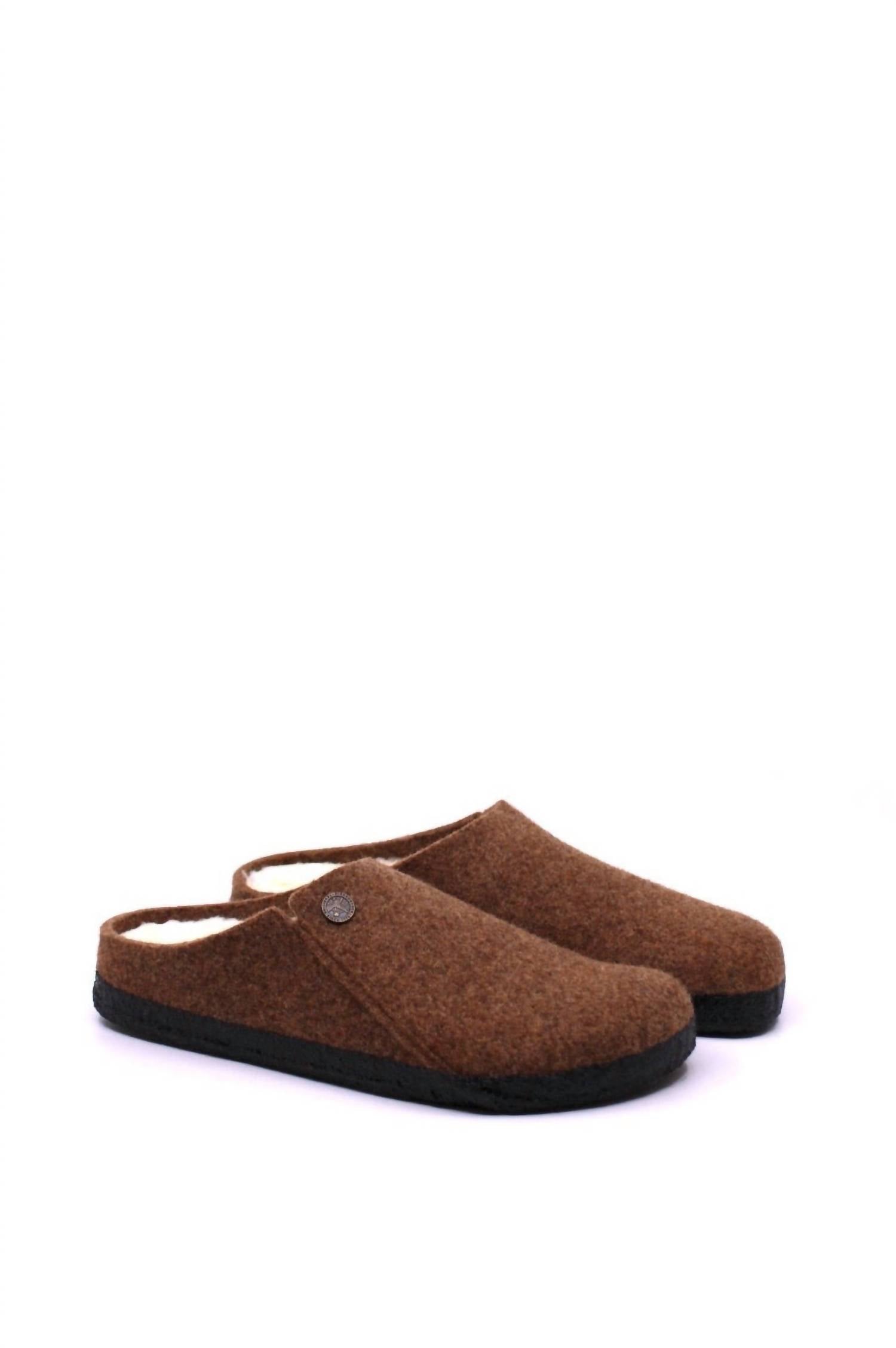 Men's Zermatt Shearling Slippers In Brown