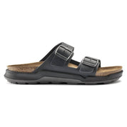 Men's Arizona Crosstown Oiled Leather Sandals In Black