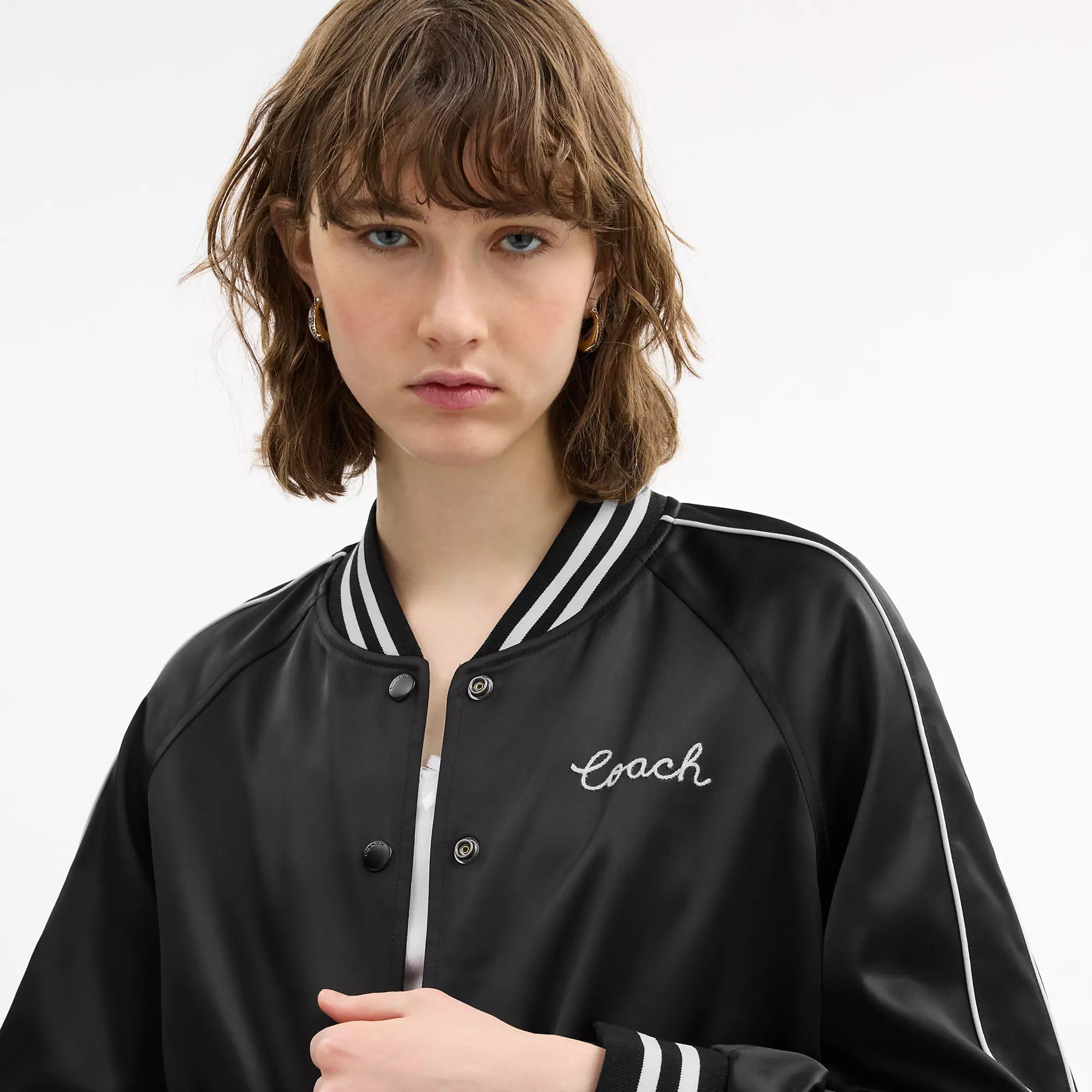 Coach Outlet Reversible Signature Souvenir Varsity Jacket