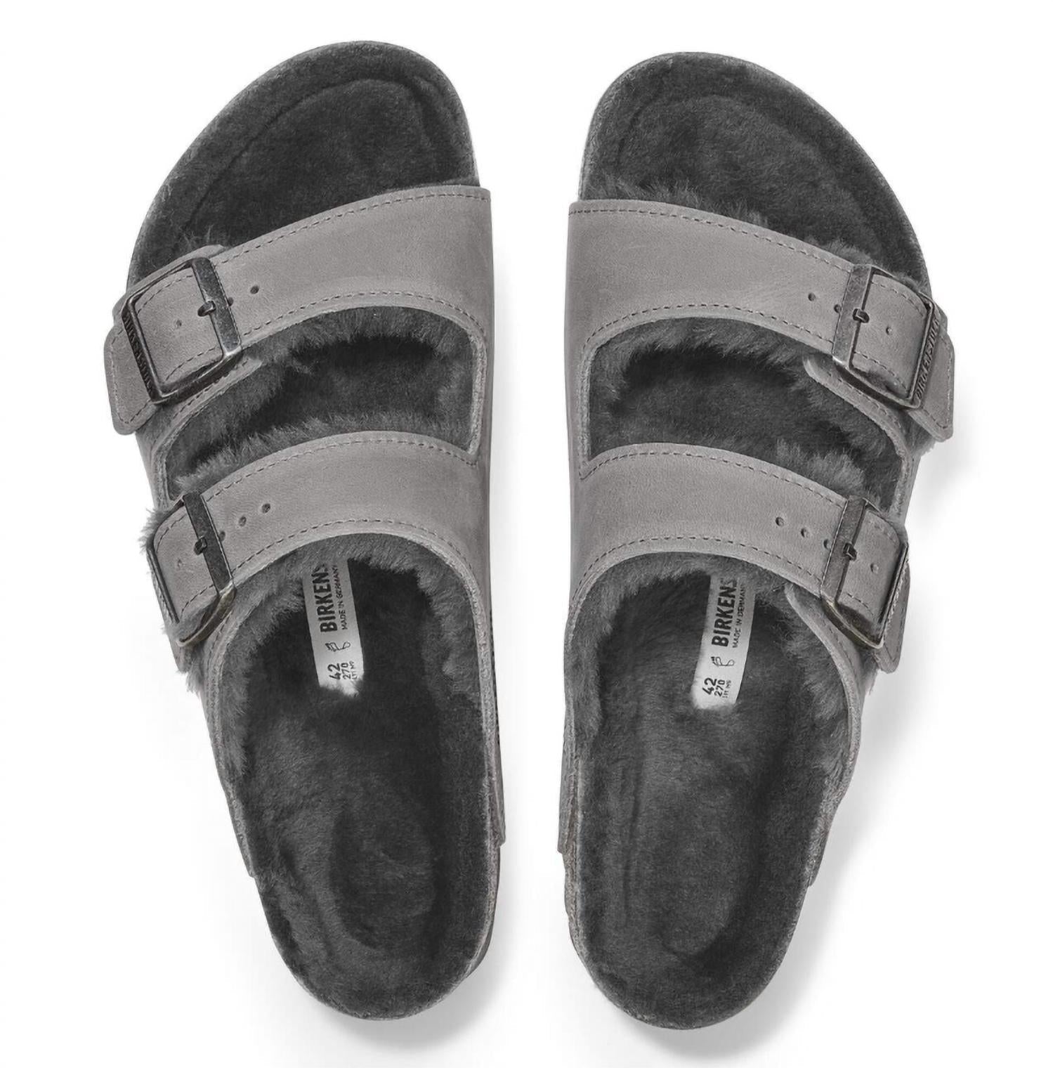 Women's Arizona Shearling Sandal In Iron