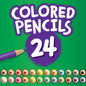 24pc Crayola Coloured Pencils Kids/Children Art/Craft 6y+