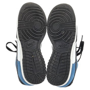 Nike Dunk Low-Top Sneakers in Industrial Blue Leather