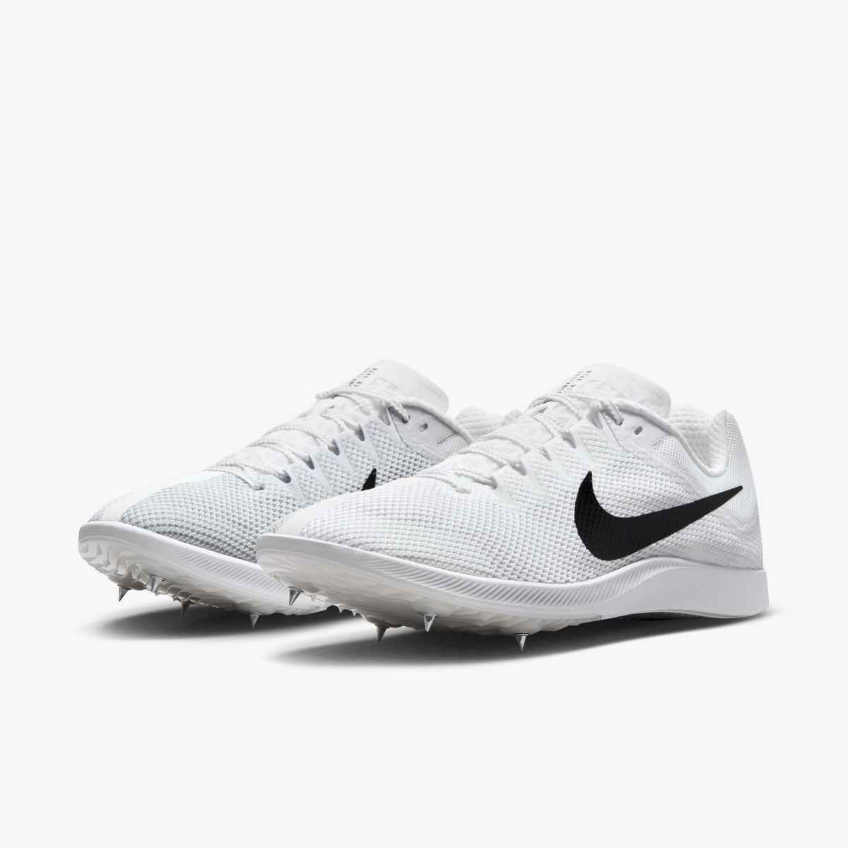 Unisex Zoom Rival Distance (100- White/black-metallic Silver)