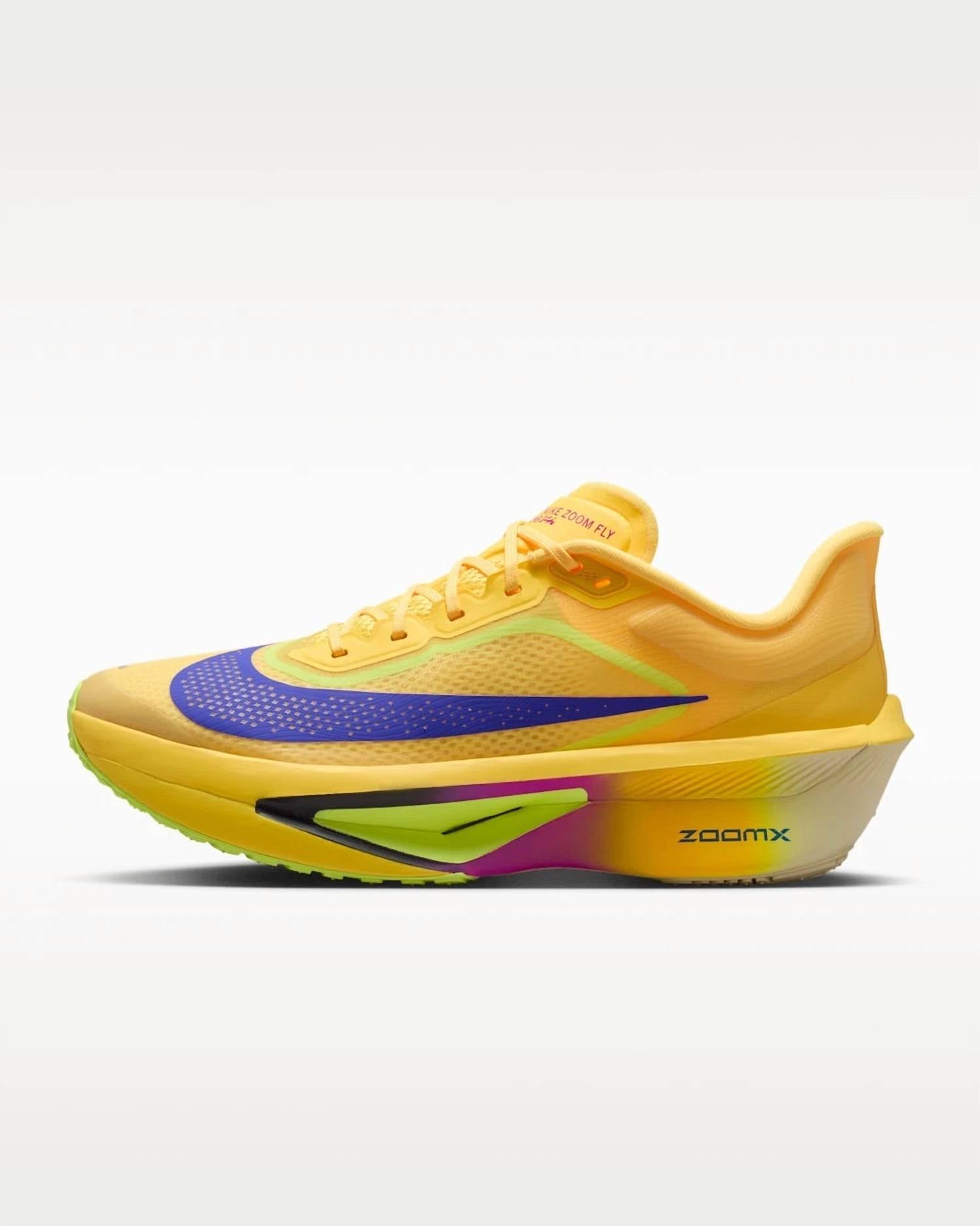 Men's Zoom Fly 6 Shoes In Citron Pulse/indigo Burst/volt Ice