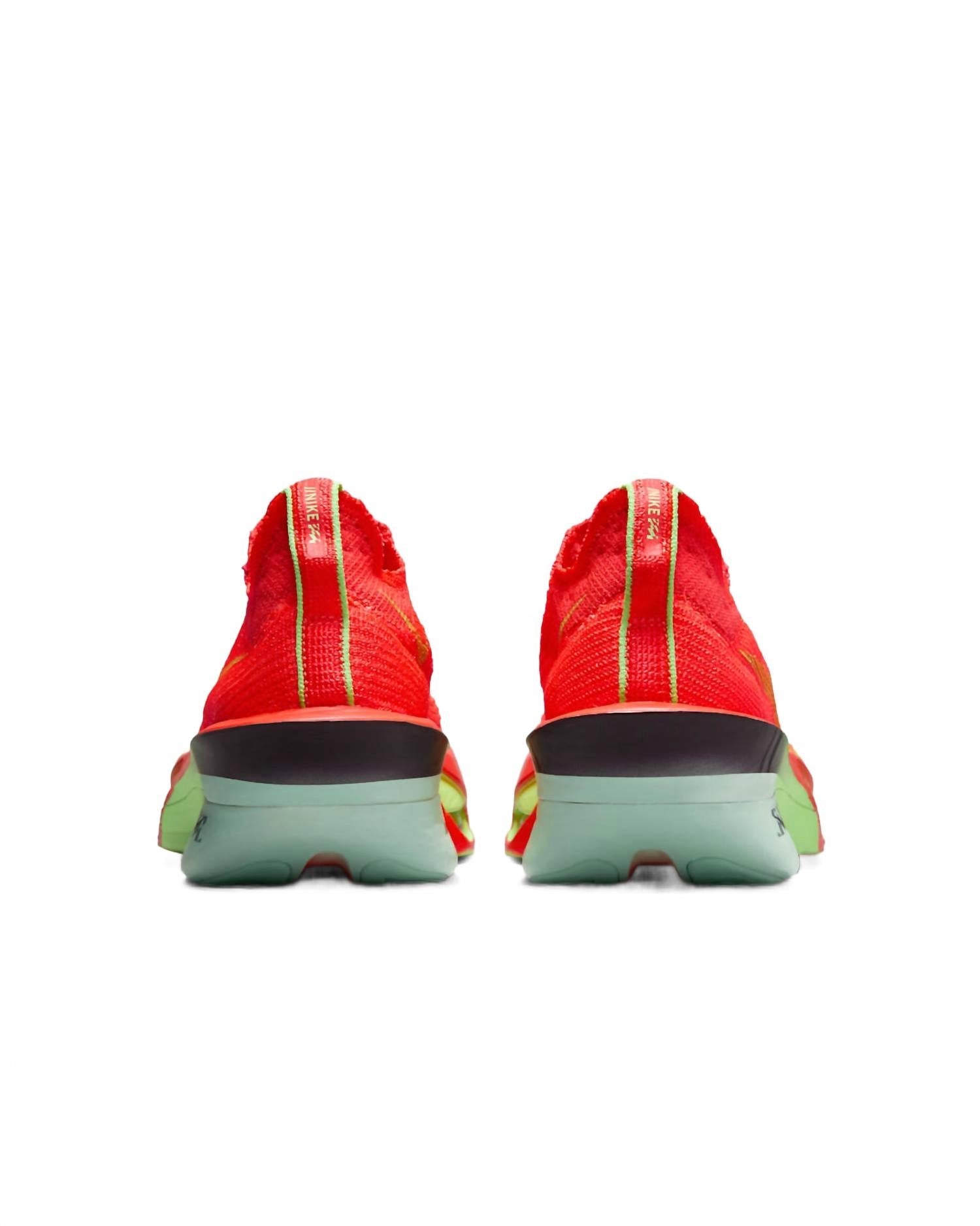 Men's Alphafly 3 Shoes In Bright Crimson/cave Purple/lime Blast
