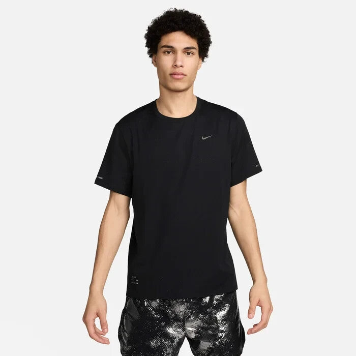 Men's Nike Running Division Top Black Dri-FIT ADV Short Sleeve Active SRT191