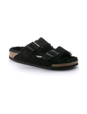 Women's Arizona Shearling Sandal In Black