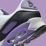 Men's Air Max 90 Shoe In White Dusty Amethyst